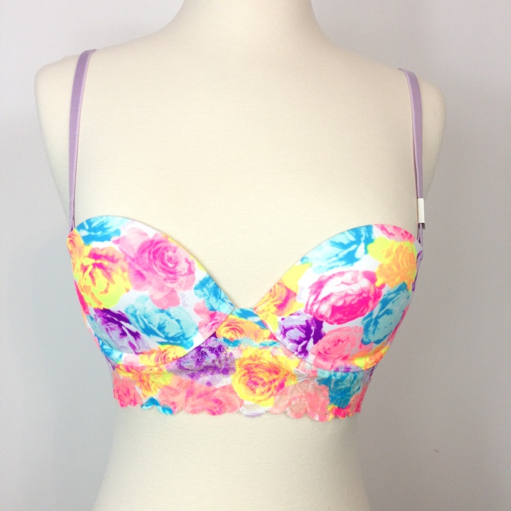 Pink by Victoria's Secret Neon Hawaiian Print